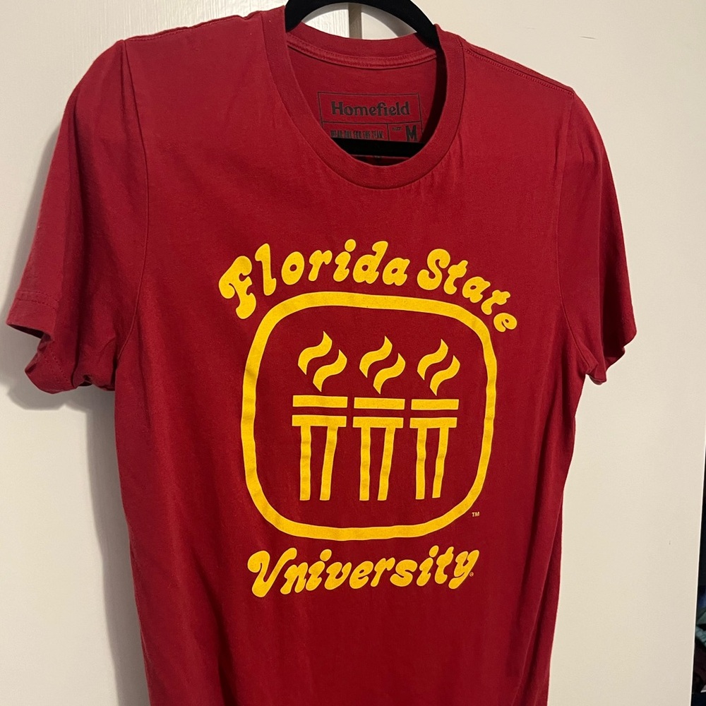 Garnet Homefield Florida State “Torches” t-shirt.